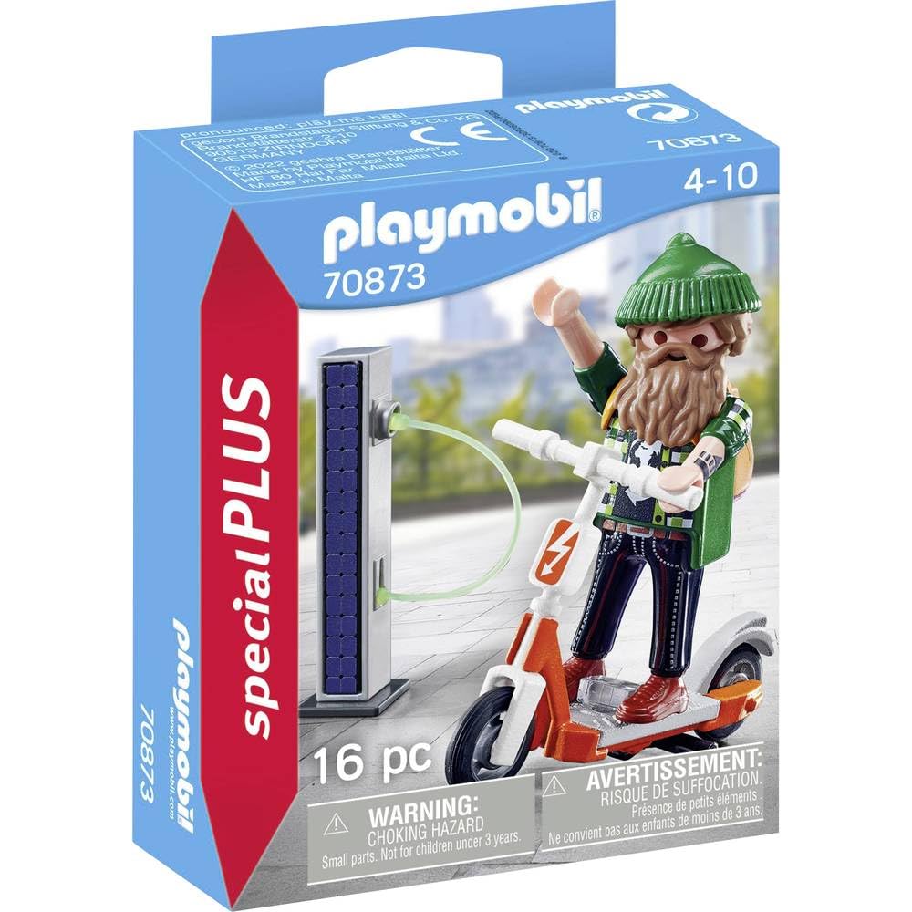 Playmobil 70873 Hipster Trottinette Électrique – City Life