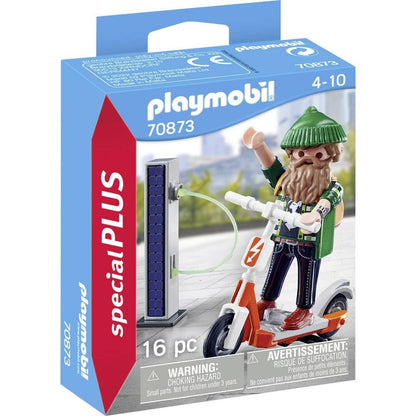 Playmobil 70873 Hipster Trottinette Électrique – City Life