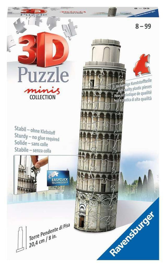 Ravensburger Puzzle 3D Tour de Pise 54 pcs – Dès 8 ans