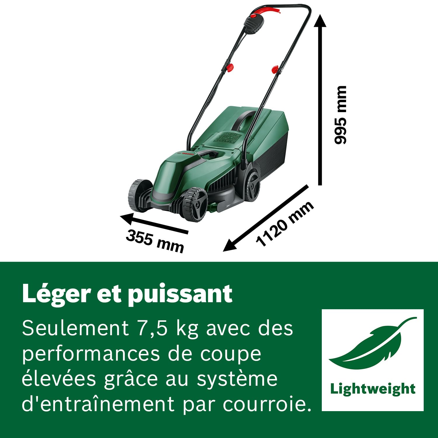 Bosch EasyMower 18V-32-200 Tondeuse Sans Fil 32 cm – Solo - vue 6