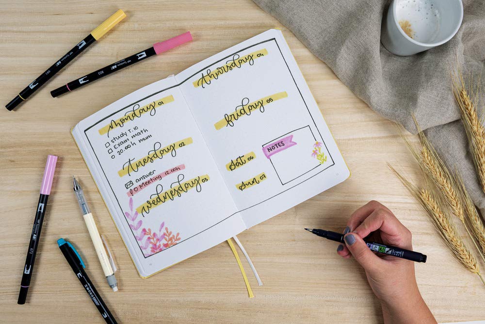 Kit Journaling Créatif Tombow BUJO-SET2 – 7 Produits + Carnet - vue 3