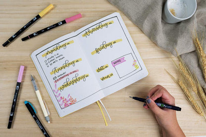 Kit Journaling Créatif Tombow BUJO-SET2 – 7 Produits + Carnet - vue 3