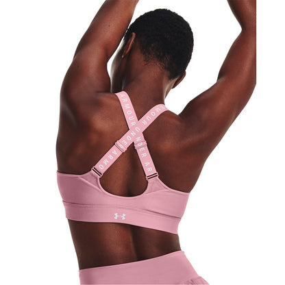 Soutien-Gorge Sport Under Armour Infinity High Zip Rose Femme M