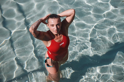 Maillot de Bain Femme Arena Solid Swim Tech MaxLife UPF 50+