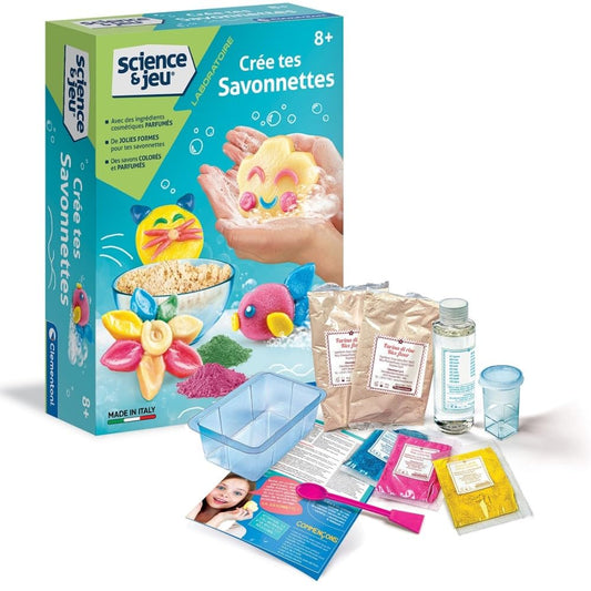 Clementoni Savons Moelleux DIY – Kit créatif enfant 8+
