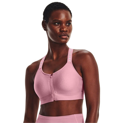 Soutien-Gorge Sport Under Armour Infinity High Zip Rose Femme M
