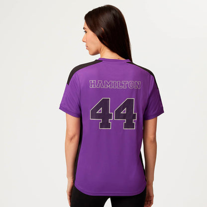 Mercedes AMG F1 Hamilton LH44 T-Shirt Violet Taille M – Officiel