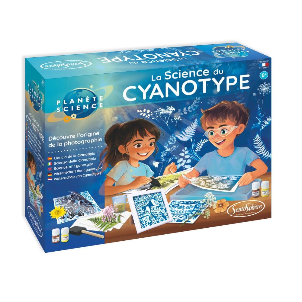 Le Cyanotype Sentosphère – Kit Créatif Photo Artistique