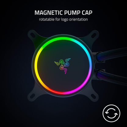 Razer Hanbo Chroma 240mm Watercooling AIO RGB Gaming - vue 6