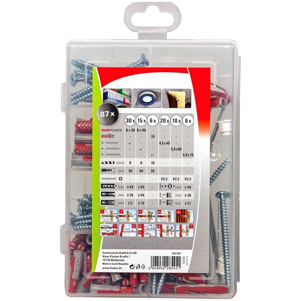 Fischer Profi-Box 87 pièces – Chevilles DuoPower & DuoTec - vue 3