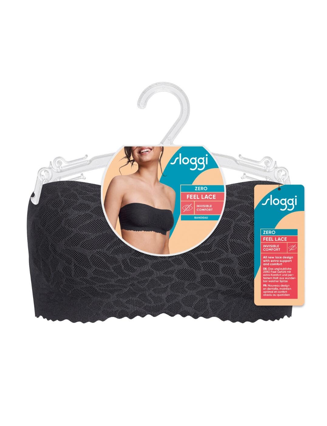 Sloggi Zero Feel Lace Soutien-Gorge Noir Taille S - Confort Invisible