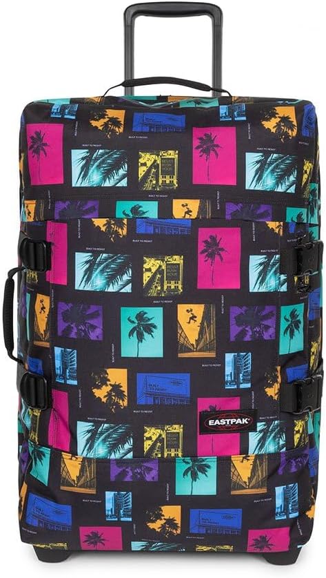 Eastpak Tranverz S – Valise Cabine Souple à Double Compartiment – City Bay Black – Serrure TSA – 42L