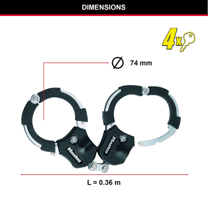 Antivol Trottinette Master Lock 36cm Certifié - Sécurité Max