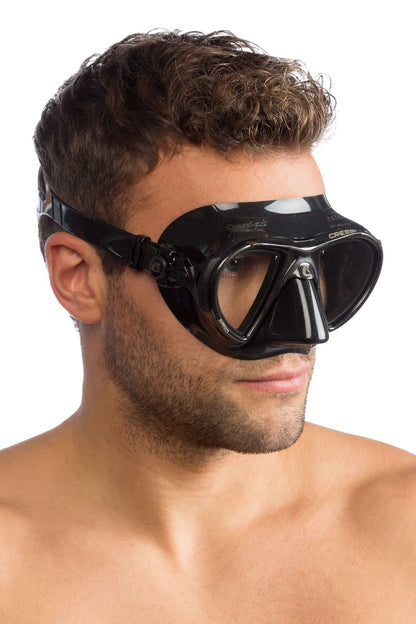 Cressi Nano Masque Plongée Pro Silicone Transparent/Noir
