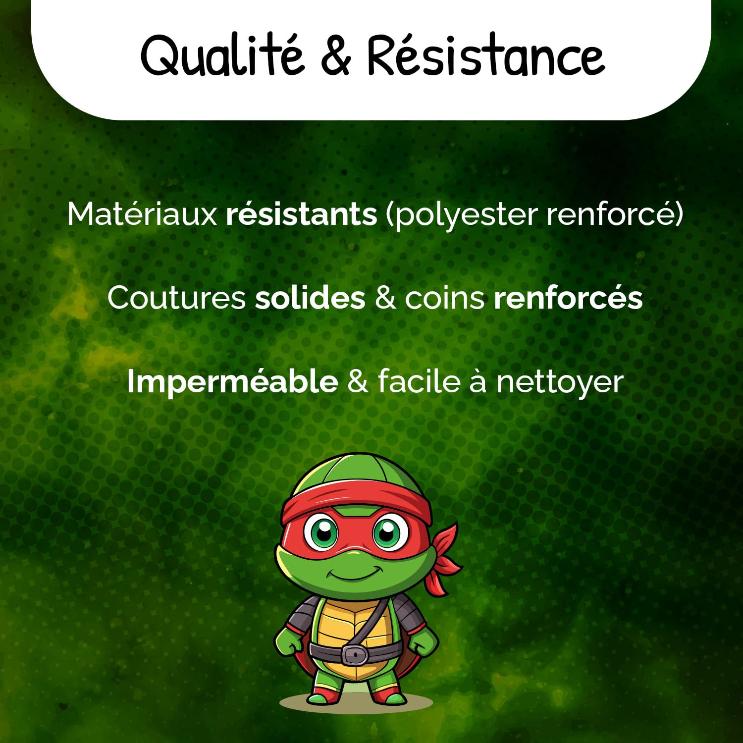 Cartable Tortues Ninja Bagtrotter – Sac à Dos Scolaire Enfant - vue 4