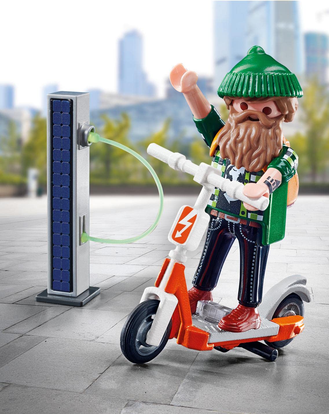 Playmobil 70873 Hipster Trottinette Électrique – City Life - vue 2