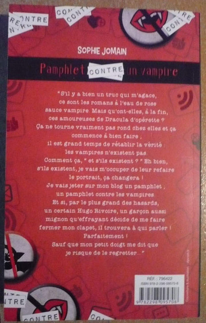 Pamphlet Contre un Vampire - Christian Grenier - Livre Neuf
