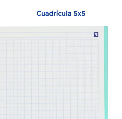 Classeur Oxford A4+ Rose 4 Anneaux – 80 Feuilles Quadrillées - vue 4