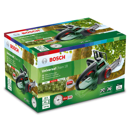 Bosch UniversalChain 18 Tronçonneuse Sans Fil – Guide 20 cm - vue 8