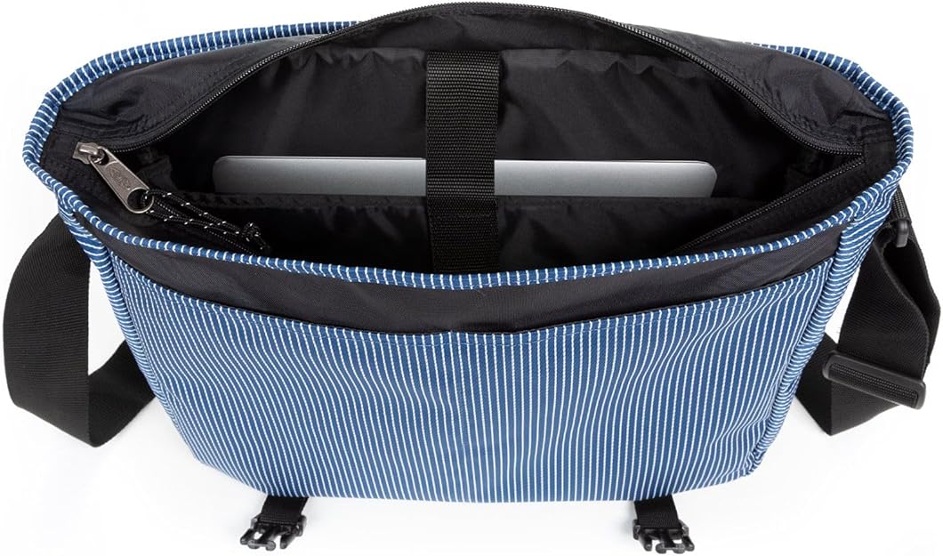 Eastpak Delegate+ – Sac bandoulière avec compartiment PC 17" – EP Blue – Taille Medium