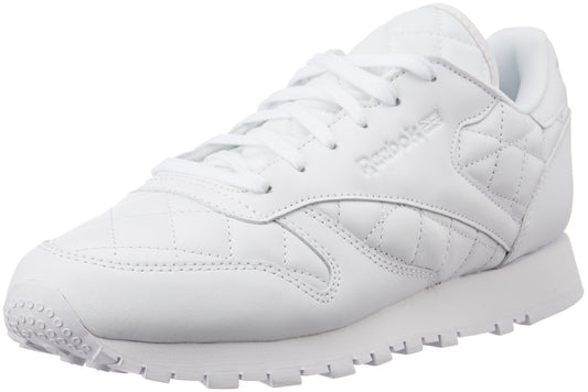 Reebok Classic Leather Quilted Femme – Baskets Noir Blanc 40,5