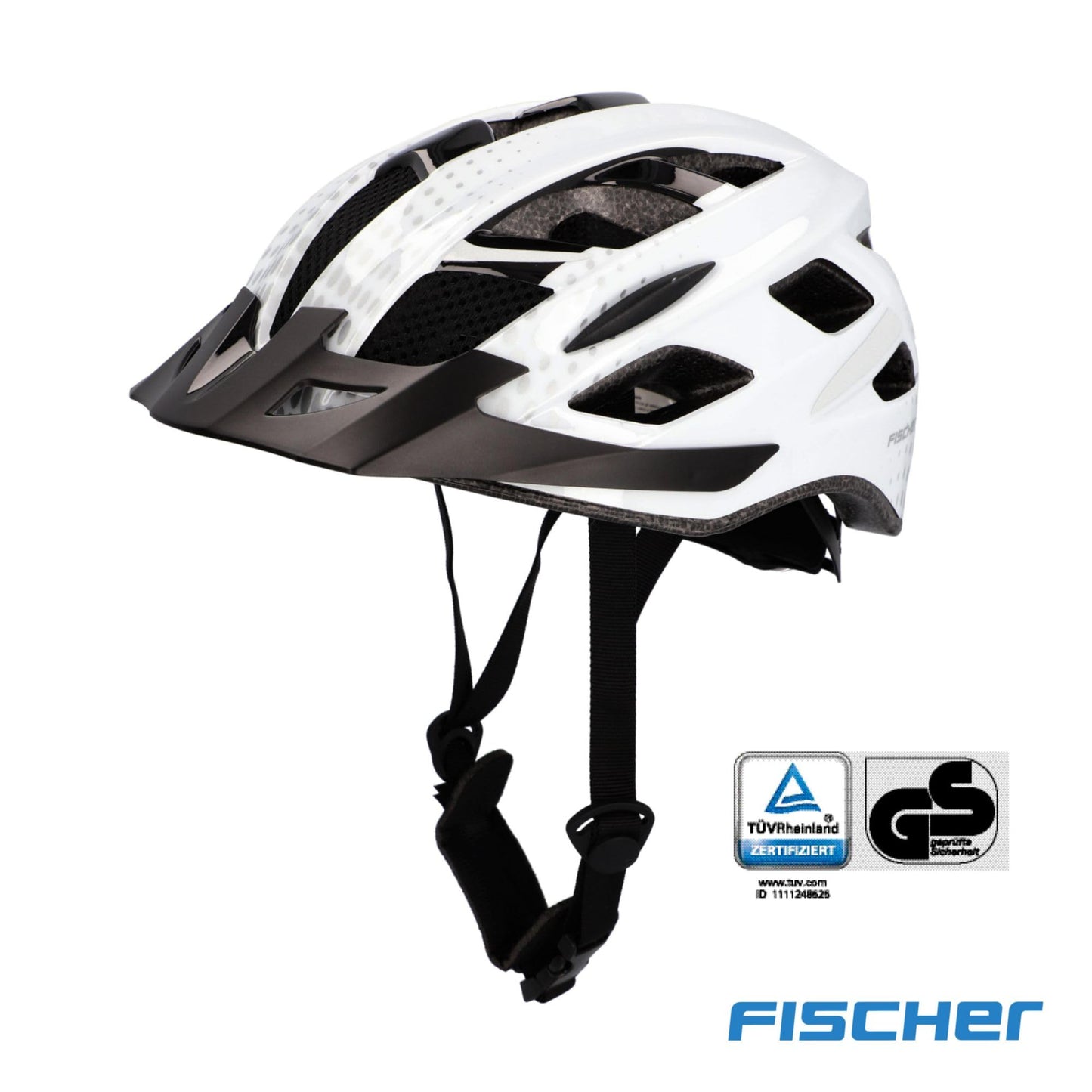 Casque Vélo Urbain FISCHER LANO Blanc L/XL 58-61cm Adulte