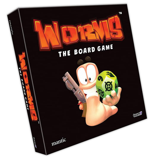 Worms Board Game Mantic Games | 2-4 Joueurs | 16 Figurines - Version Française