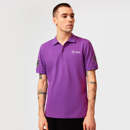 Mercedes AMG Petronas F1 Hamilton LH44 Polo Violet M – Officiel