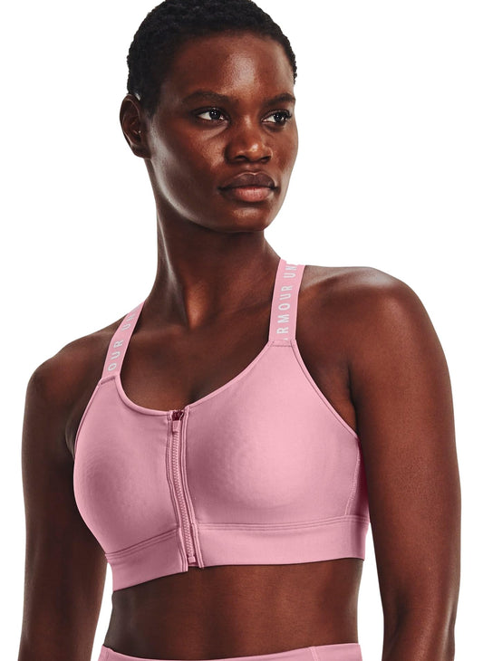 Soutien-Gorge Sport Under Armour Infinity High Zip Rose Femme M