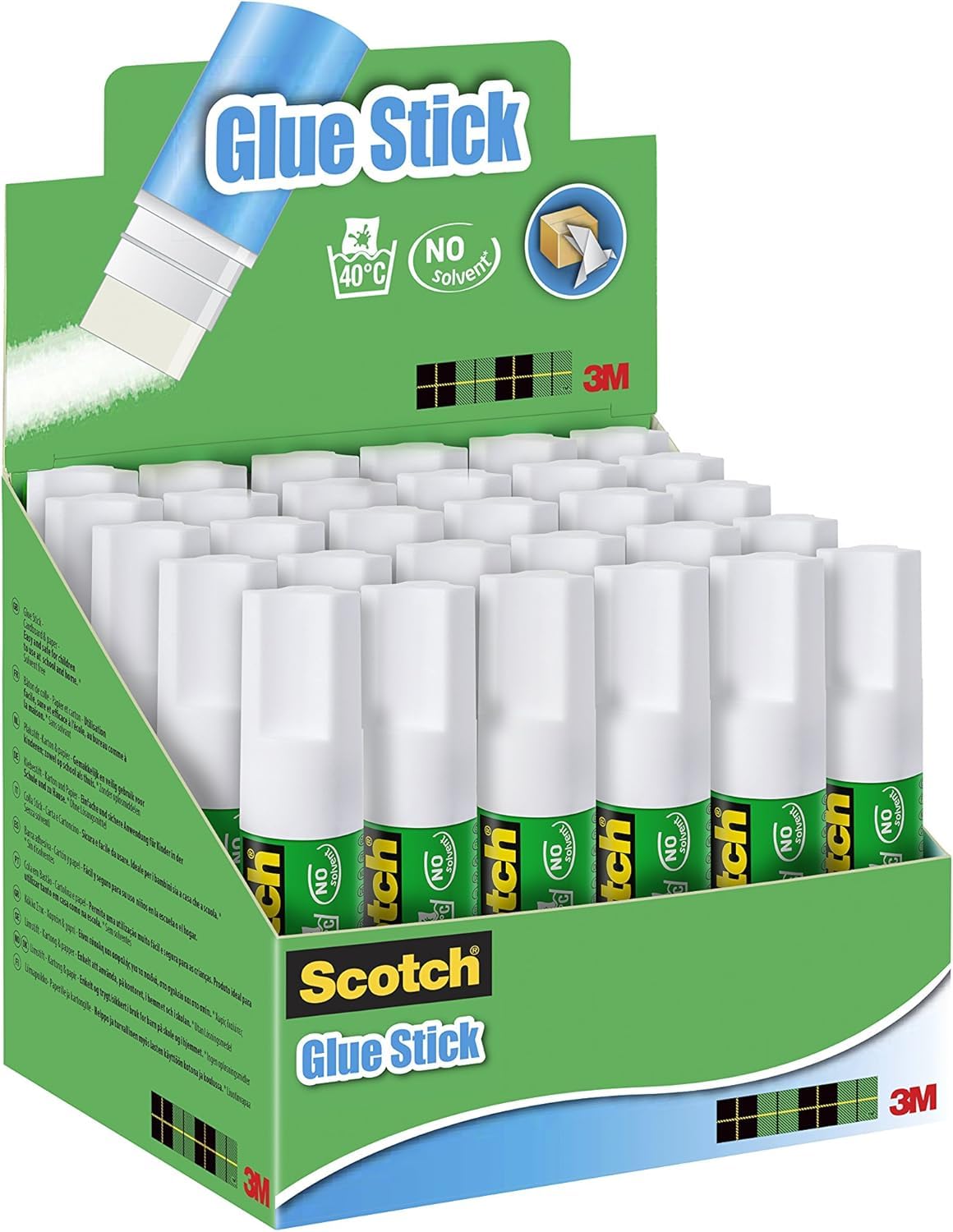 Scotch Bâton Colle Permanente 30x8g - Paquet Maison École Bureau