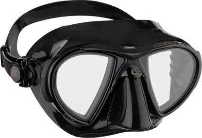 Cressi Nano Masque Plongée Pro Silicone Transparent/Noir