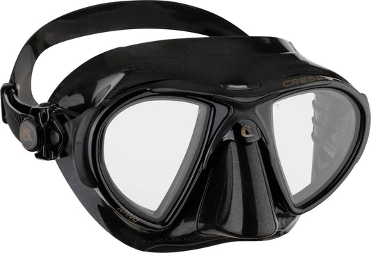 Cressi Nano Masque Plongée Pro Silicone Transparent/Noir