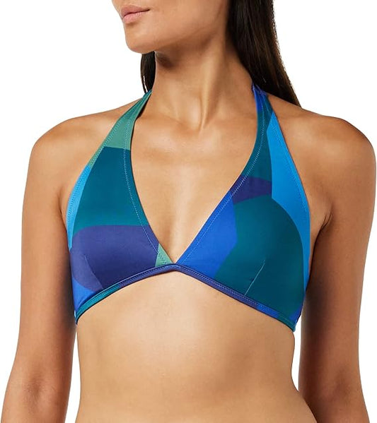 Sloggi Shore Kiritimati – Haut de bikini triangle femme – Blue Dark Combination – Taille L