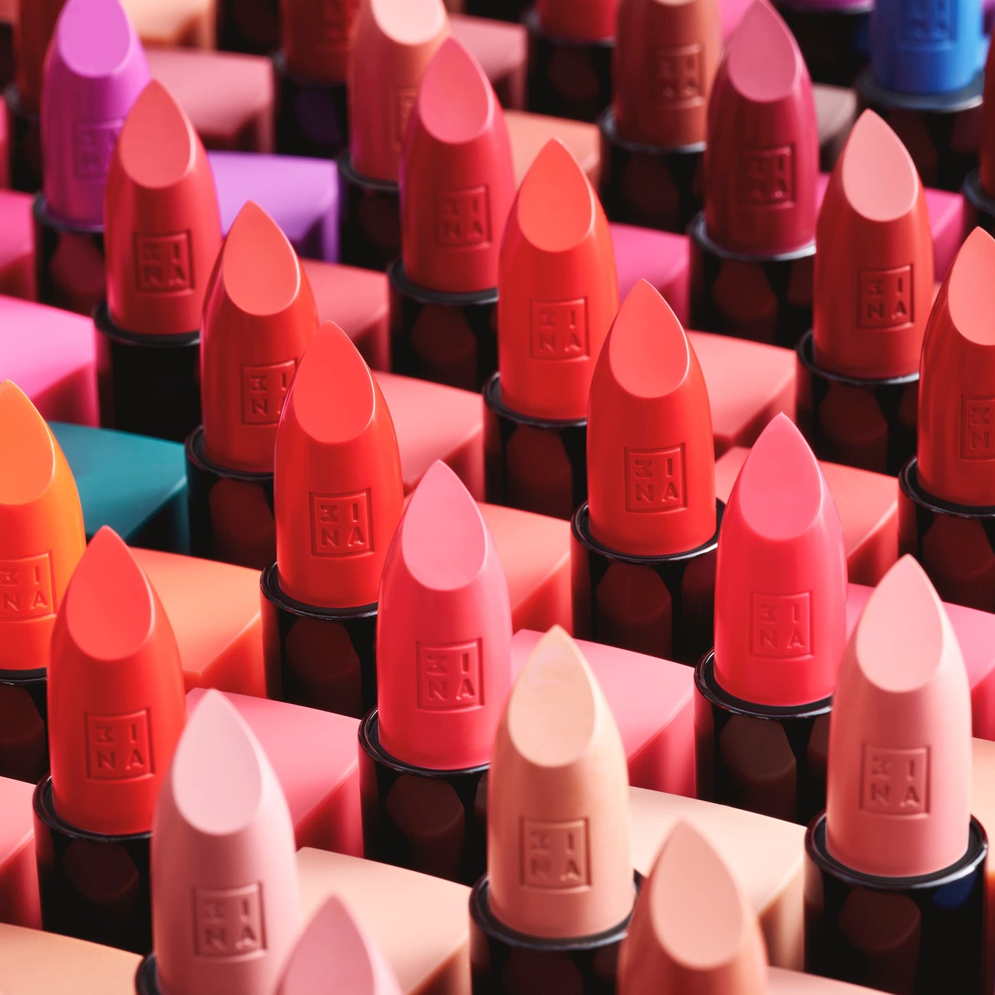 Rouge à Lèvres 3INA 373 Fuchsia Mat Vegan - Vitamin E