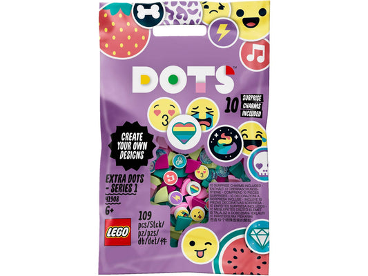 LEGO DOTS 41908 Tuiles Décoration Série 1 – 33 pièces