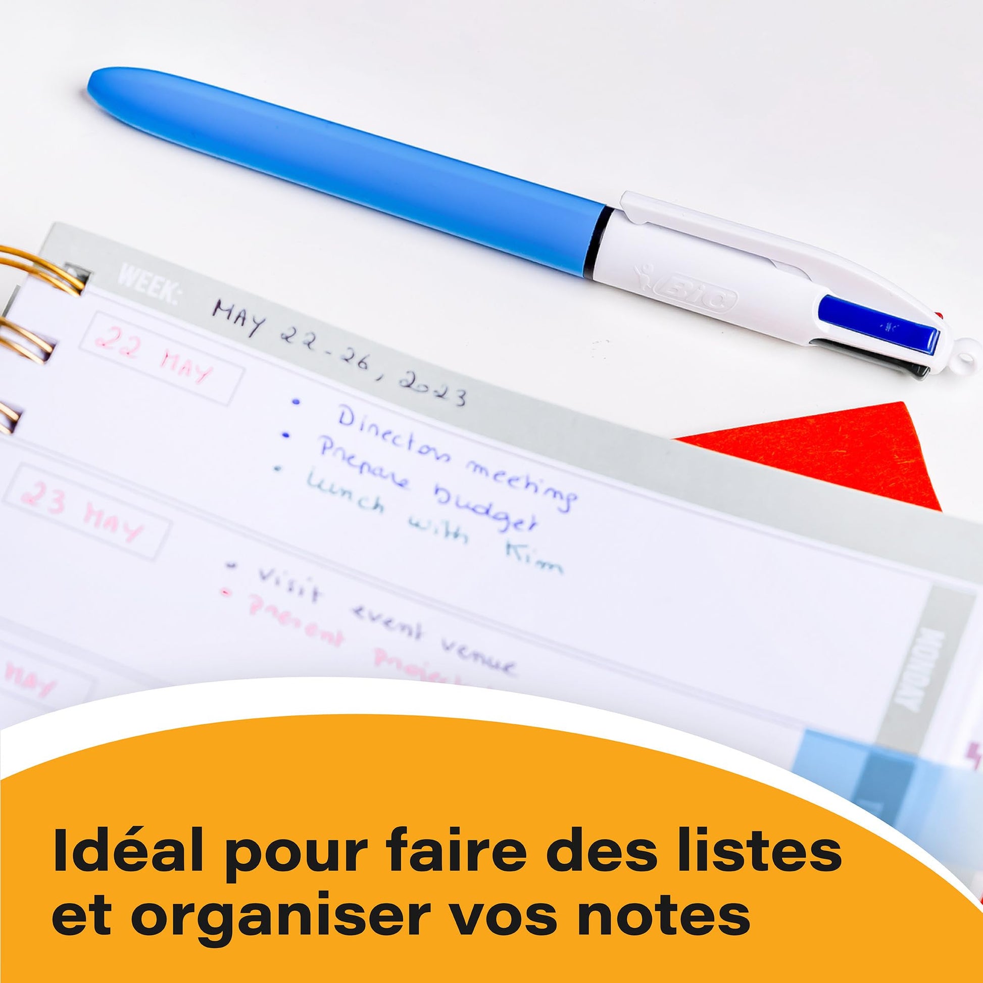 BIC 4 Couleurs Mini – 3 stylos rétractables 1 mm - vue 6