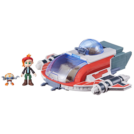 Hasbro Star Wars Crimson Firehawk – Vaisseau + 2 figurines 3+