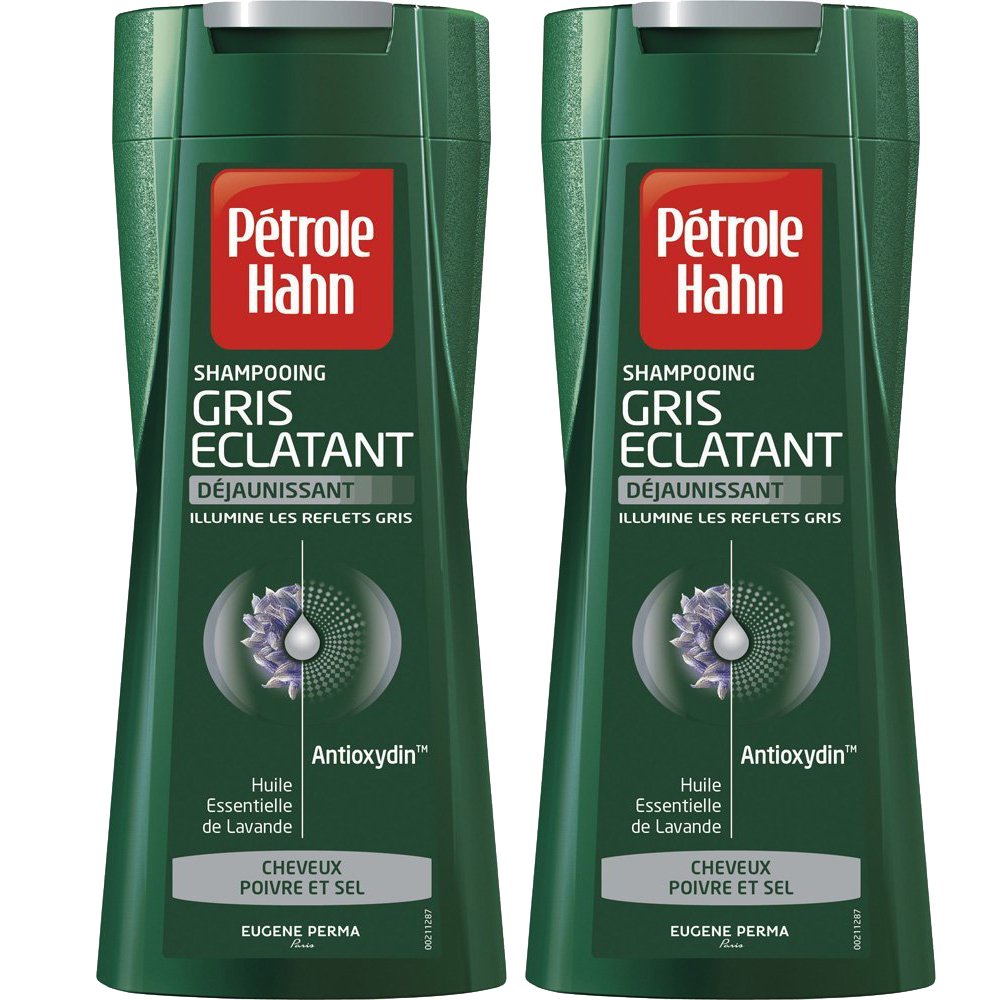 Pétrole Hahn Shampooing Déjaunisseur Gris Éclatant 250ml x2
