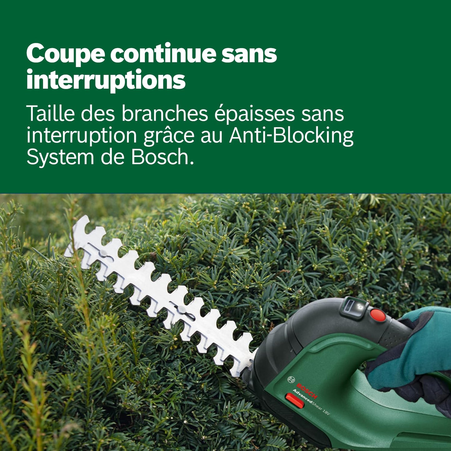 Bosch AdvancedShear 18V-10 – Cisaille à gazon sans fil - vue 6