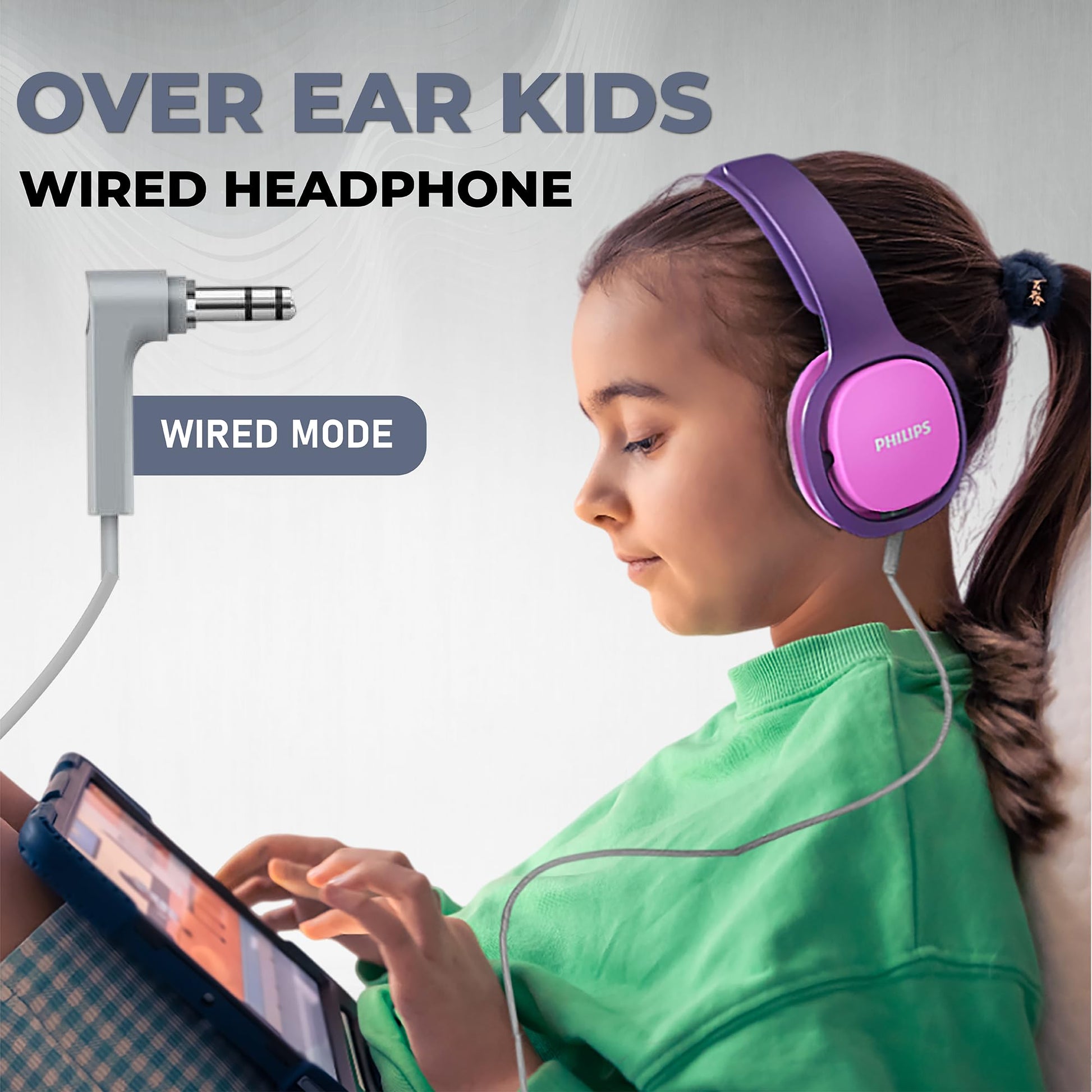Philips SHK2000PK Casque Audio Enfant Rose – Limite 85 dB - vue 5