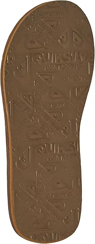 Quiksilver Carver Suede TS – Tongs Homme en Daim – Semelle EVA Confort Double Densité – Pointure 41 – Sandales d’Été Résistantes et Stylées