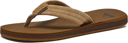Quiksilver Carver Suede TS – Tongs Homme en Daim – Semelle EVA Confort Double Densité – Pointure 41 – Sandales d’Été Résistantes et Stylées