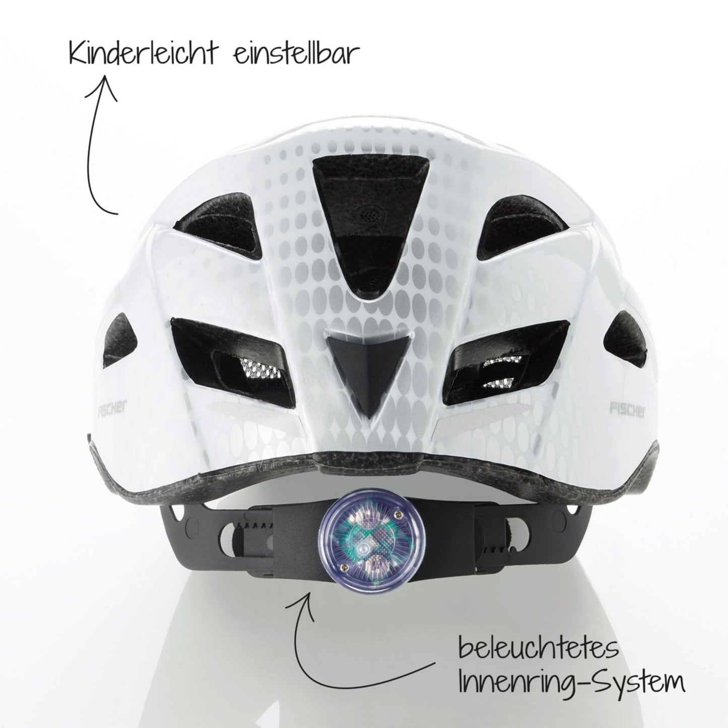 Casque Vélo Urbain FISCHER LANO Blanc L/XL 58-61cm Adulte