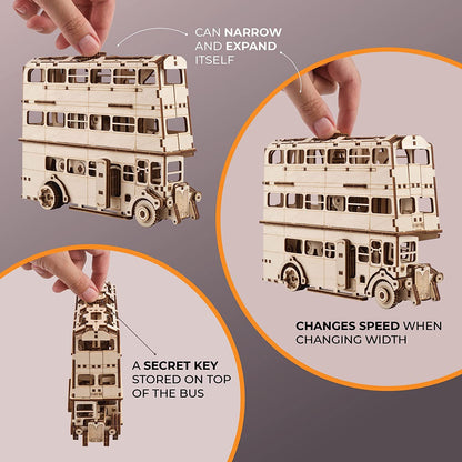 UGEARS Harry Potter Knight Bus – Maquette Bois 3D Adulte - vue 2