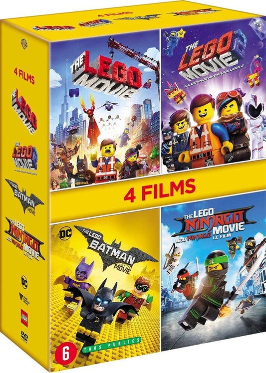 LEGO Films DVD Coffret Ninjago + Batman + Aventures