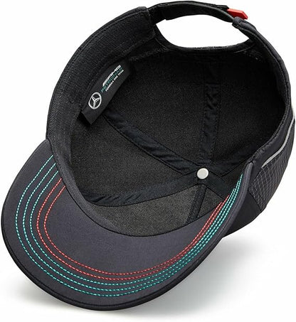Mercedes AMG Petronas F1 Casquette Équipe 2022 – Noire officielle - vue 2