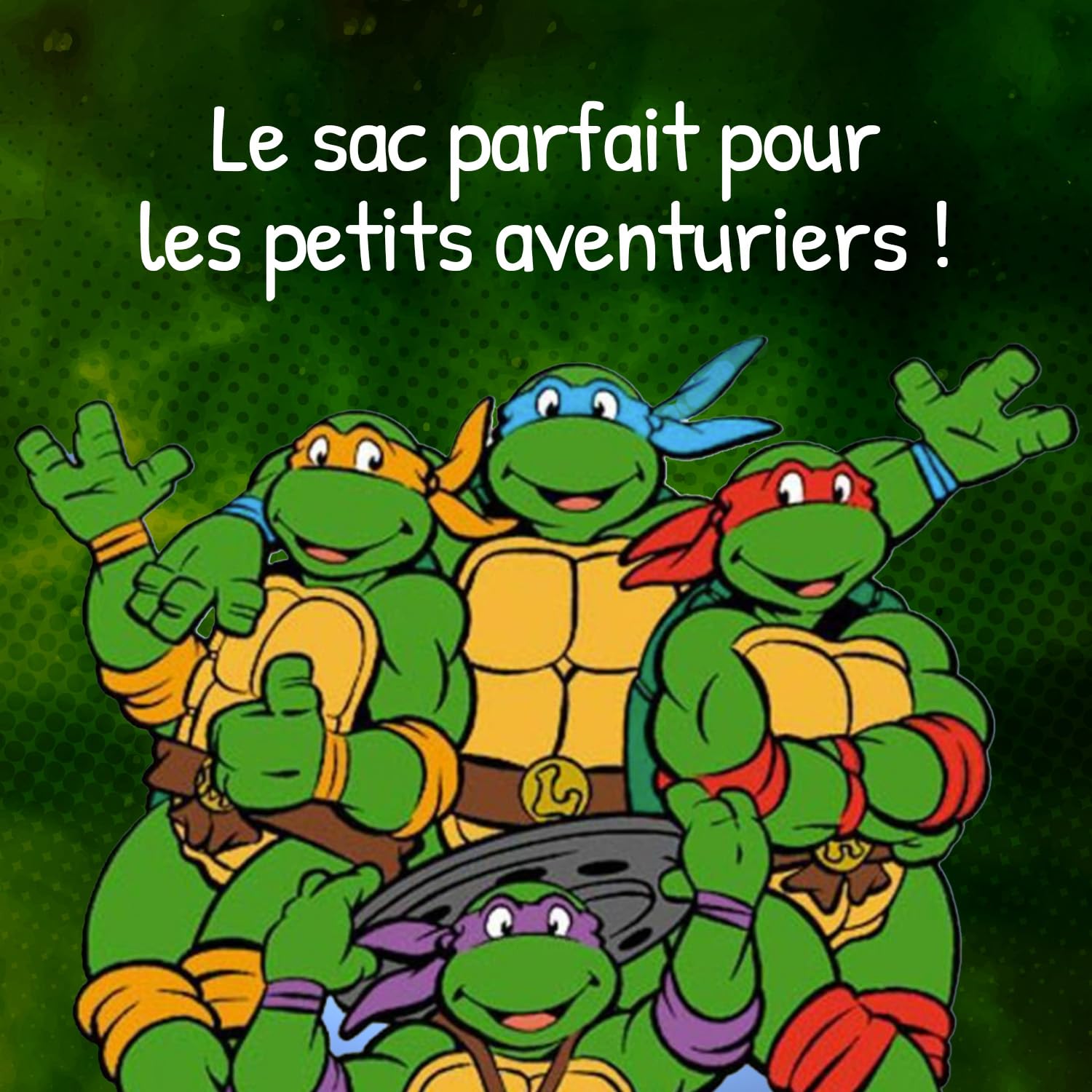 Cartable Tortues Ninja Bagtrotter – Sac à Dos Scolaire Enfant - vue 5