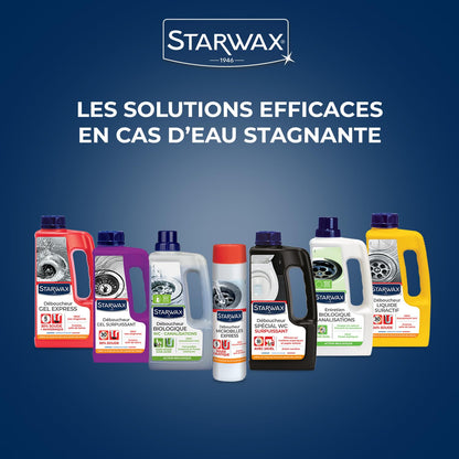 Déboucheur Biologique STARWAX WC Canalisations Sans Soude 1L - vue 5
