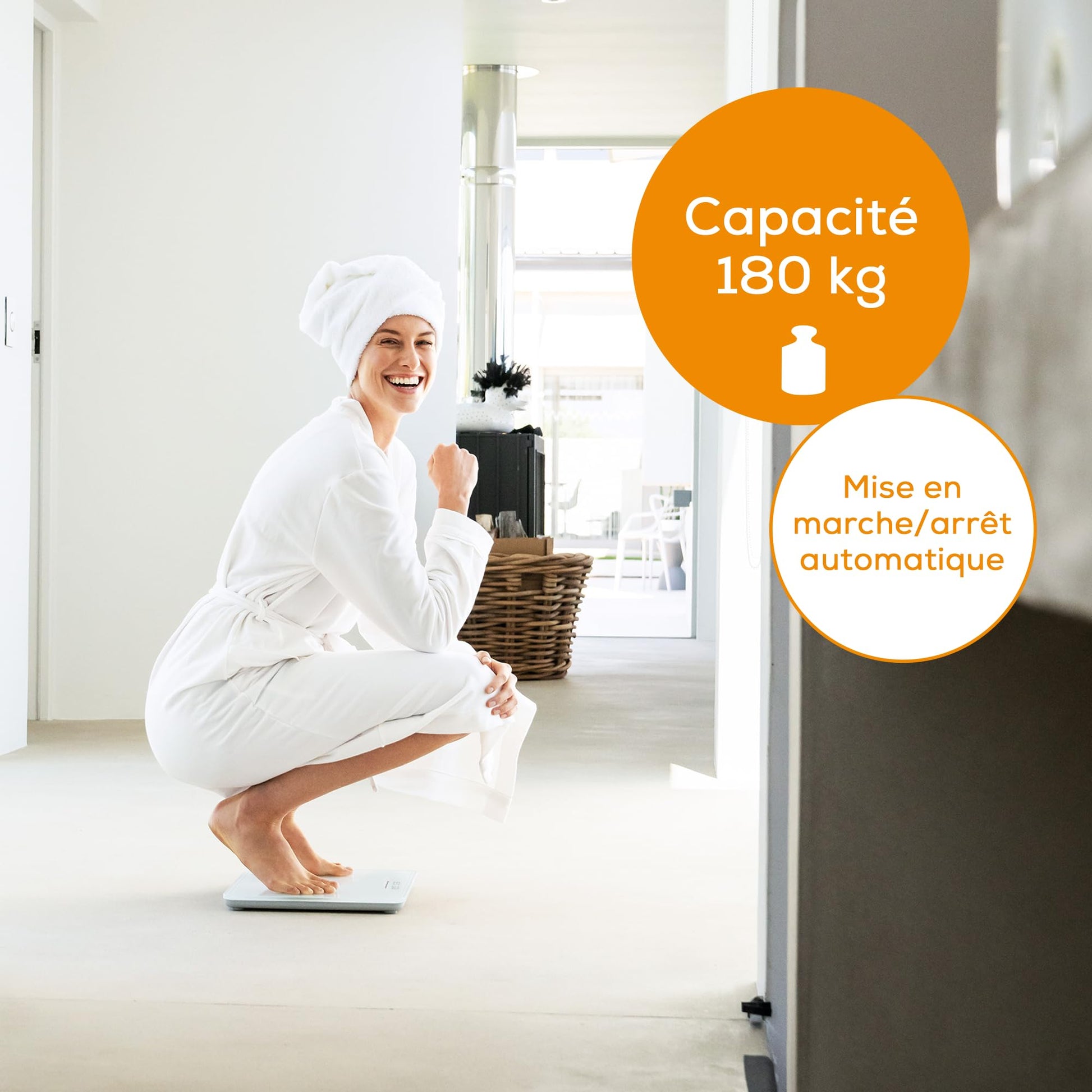 Beurer GS 225 Pèse-Personne Numérique – Écran Magic Blanc - vue 2