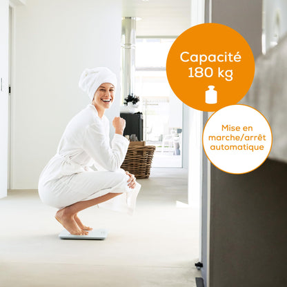 Beurer GS 225 Pèse-Personne Numérique – Écran Magic Blanc - vue 2